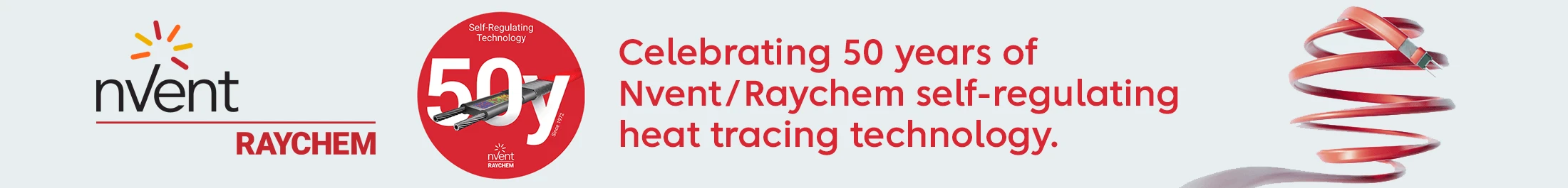 Celebrating 50 years of Raychem/Nvent