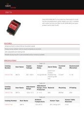 nVent GM-TA Specification Sheet