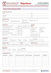 Tank Project Application Forms